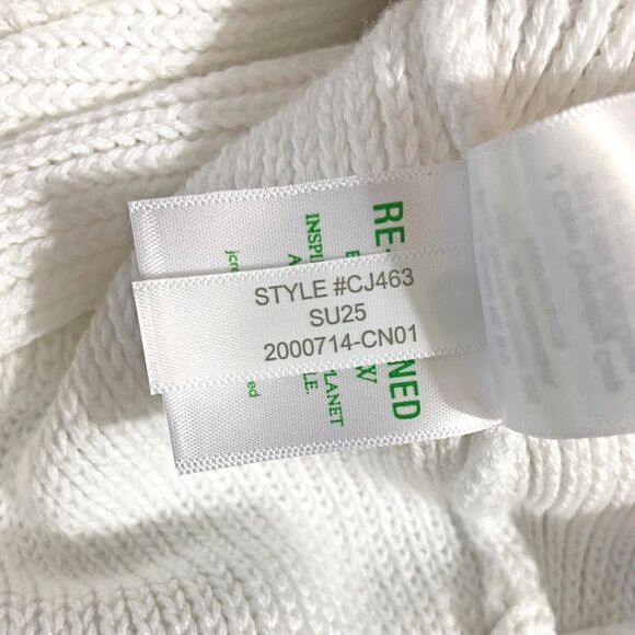 J Crew Button-up Sweater Shell Vest Size XXS White Cotton Snaps Nautical Preppy - Picture 5 of 6